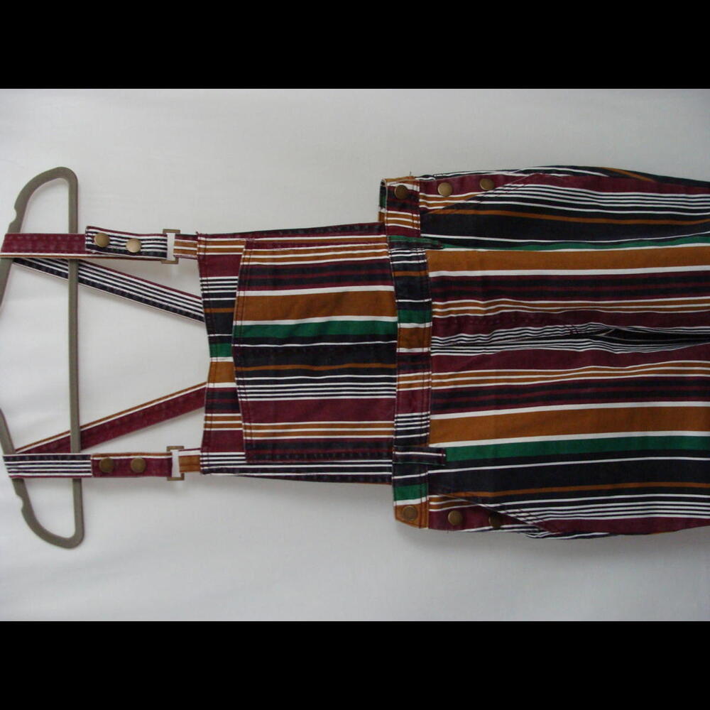 Urban Outfitters Vintage Striped Overalls - Multi-Color - Picture 3 of 8